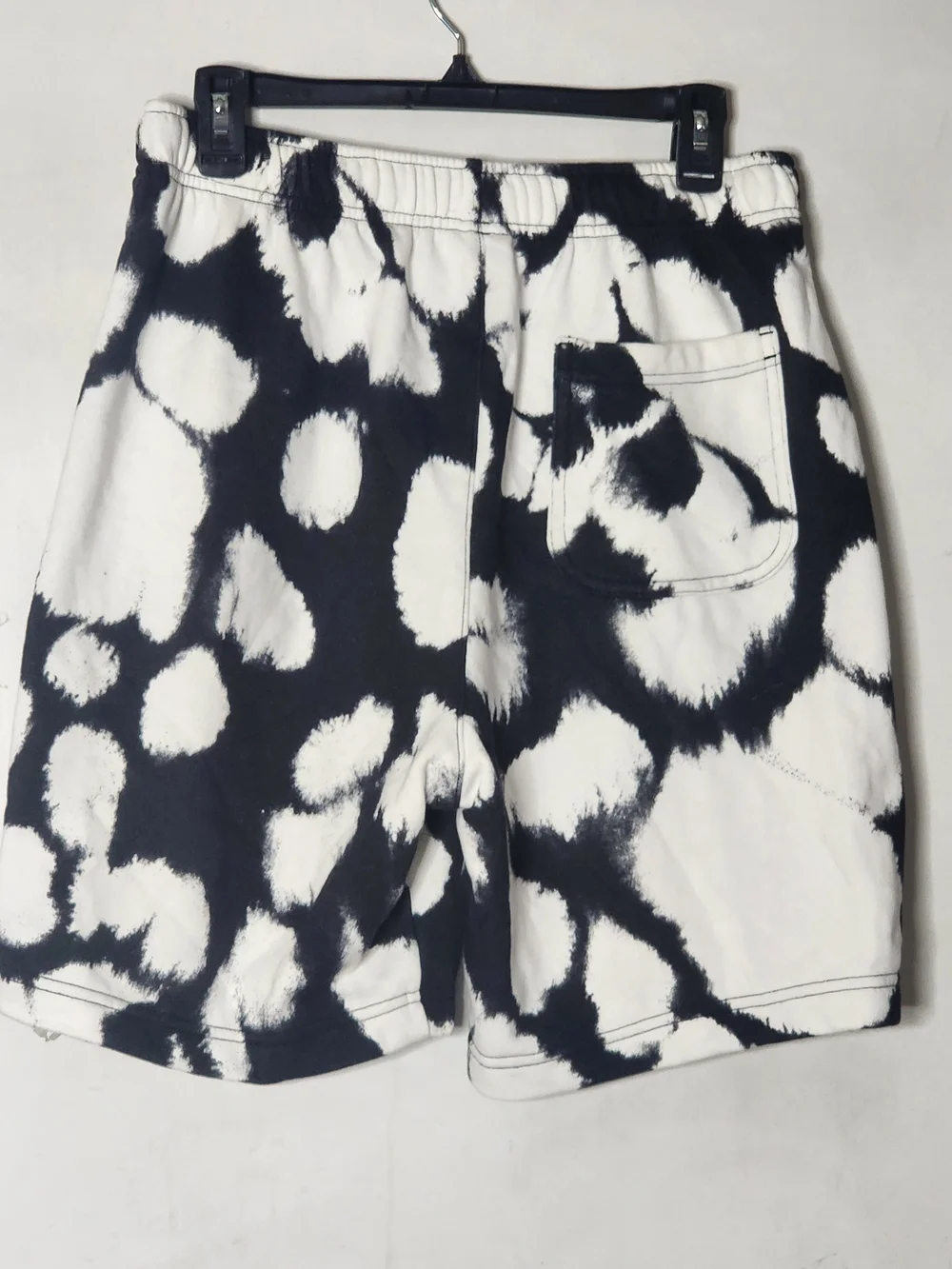 Nike Black & White Tie-Dye Athletic Shorts